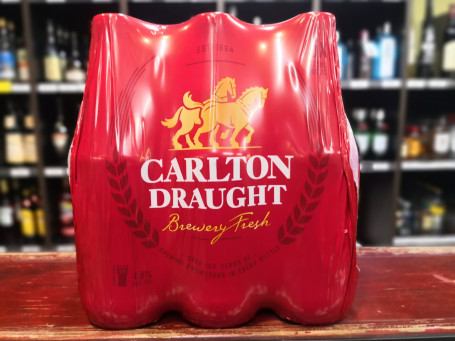 Carlton Draught Nbsp;Bottle 375Ml 6Pk