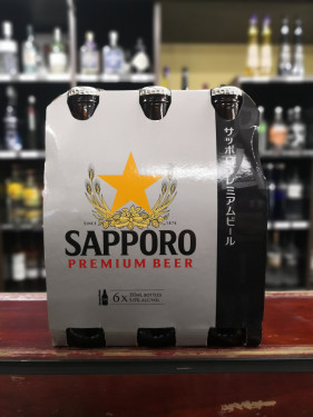 Sapporo Premium Beer 355Ml 6Pk