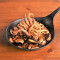 Jumbo Size Noodles In Black Bean Sauce With Fried Squid