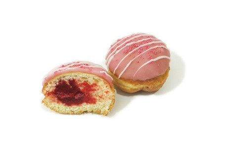 2 Strawberry Doughnuts