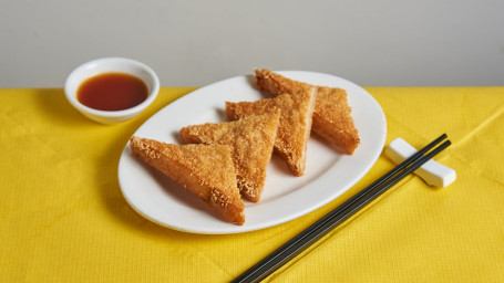 2 Sesame Prawn Toast Zhī Má Xiā