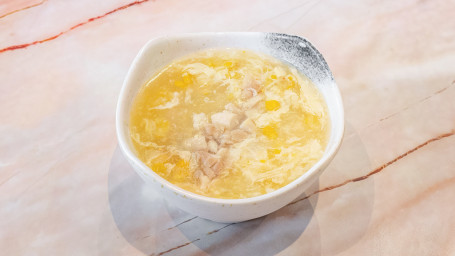 22 Chicken Sweetcorn Soup Jī Ròu Sù Mǐ Tāng