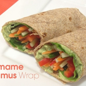 Wrap Di Hummus Di Edamame