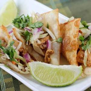 Tacos Di Pollo E Wonton