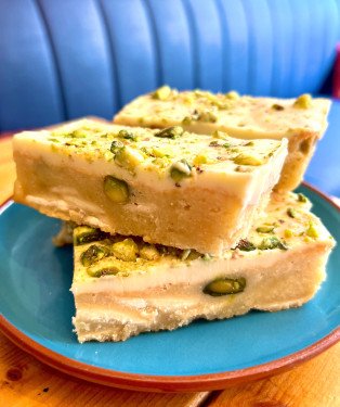 Lemon Pistachio Blondie