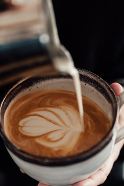 Latte Di Latte Di Mandorla Con Biscotto Al Burro