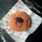 Blackcurrant White Chocolate Pudding Doughnut