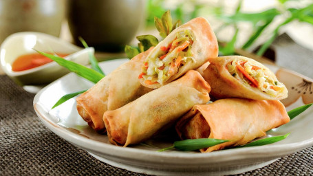 5. Fried Veg Spring Rolls