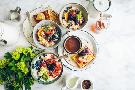 Colazione Festa In Famiglia Con Cialde