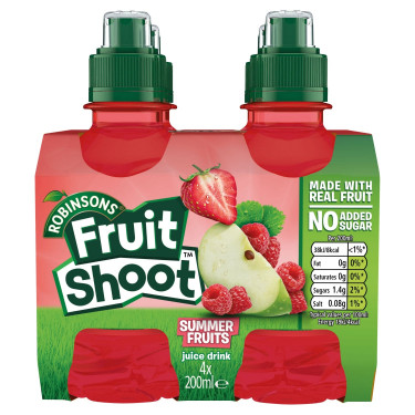 Robinsons Fruit Shoot Summer Fruits 4 X 200Ml