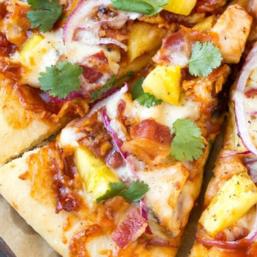 Pizza Al Pollo Bbq Hawaiana