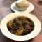 Pounded Yam Meal With Efo Riro Soup