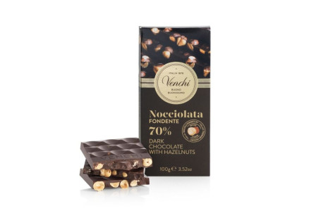 70% Dark Chocolate Hazelnut Bar (100G 70%Tè Nóng Hēi Qiǎo Kè Lì Zhēn Zi Zhuān (100Kè