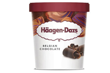 460Ml Tub Of Belgian Chocolate Ice Cream