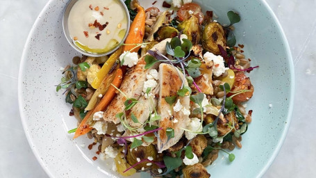 Warm Chicken And Ancient Grains Bowl