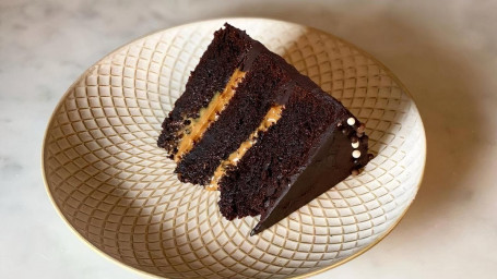 Chocolate Devil's Food Cake Slice