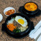 Hot Stone Bibimbap And Tofu Stew