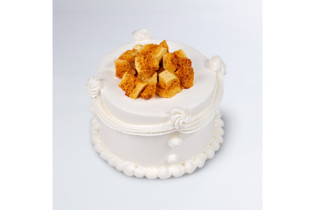 Huá Lì Guān Miǎn Jiāo Táng Cuì Cuì Qī Fēng Dàn Gāo (4Cùn Noble Tiara Caramel Crunch Chiffon Cake (4 Inch