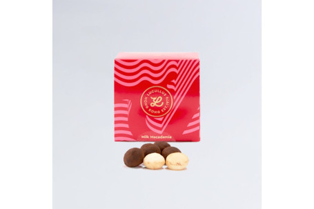 Niú Nǎi Zhū Gǔ Lì Xià Wēi Yí Guǒ Rén (80Kè Petite Dragees Milk Macadamia Nuts (80G