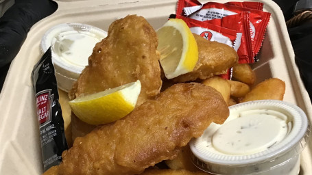 3Pc. Old English-Beer Battered Cod