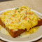 Yān Sān Wén Yú Mù Sī Chǎo Huá Dàn Duō Shì Pèi Sān Wén Yú Zǐ Scrambled Egg Toast W/ Smoked Salmon Mousse Salmon Roe