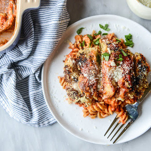 Pasta Di Pollo E Parmigiano Al Forno