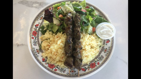 12. Lamb Kabobs Plate