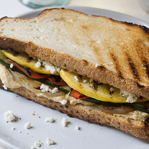 Panino Alle Verdure Alla Griglia