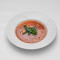 Chilled Piccolo Tomato Watermelon Gazpacho, Pickled Cucumber, Crisp Basil