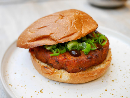 Sweet Potato Tikki Burger (Vg)