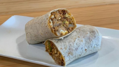 Burrito Per Colazione Con Bistecca E Uova