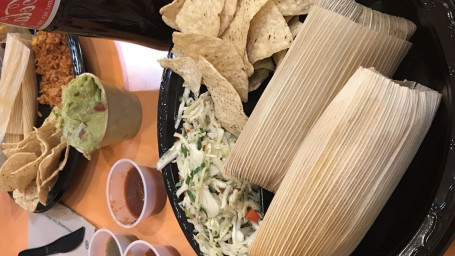 2-Tamale Plate With Salad