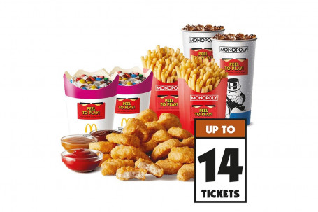 Pacchetto Condiviso Monopoly 20Pc Chicken Mcnugget