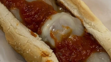 Smoked Meatball Sandwich