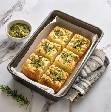 Pesto Focaccia Xiāng Suàn Jiàng Yì Dà Lì Fú Kǎ Xià Bāo