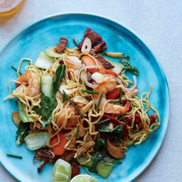 Tagliolini Fritti Con Gamberetti