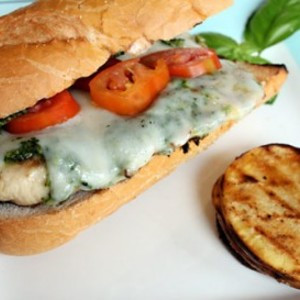 Panino Di Pollo Alla Griglia Con Pesto