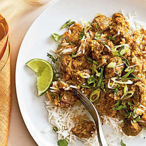 Riso Al Cocco Con Pollo Rendang