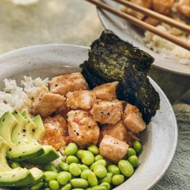 Pranzo Con Salmone Teriyaki