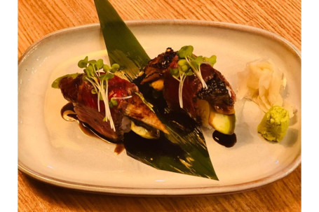 Seared Beef Unagi Nigiri