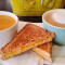 Soup With Grilled Cheese And Small Coffee Combo