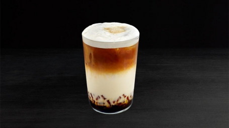 Brown Sugar Cold Brew Oat Latte Con Gelatina