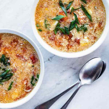 Zuppa Di Pomodoro Con Uovo