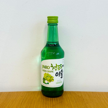 Hán Guó Zhēn Lù Shāo Jiǔ Qīng Pú Táo Wèi Jinro Cham Yi Sul (Green Grape) 350Ml