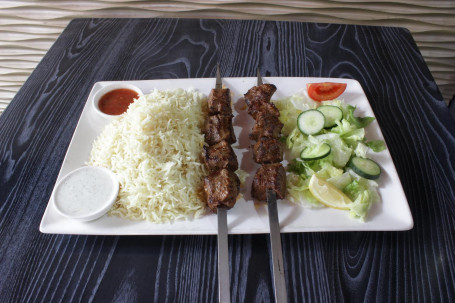 2 Skewers Lamb Kebab