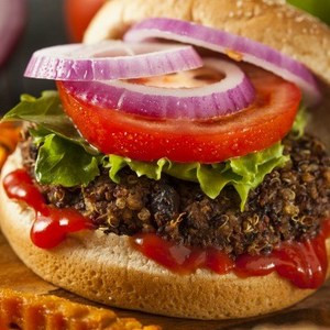 Pasto Con Hamburger Vegetariano