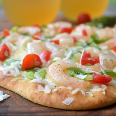 Flatbread Con Gamberi Scampi