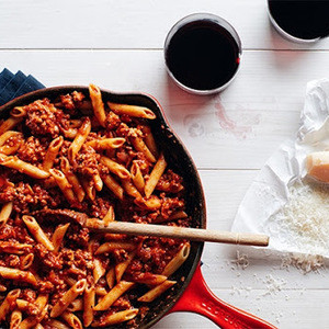 Pasta Con Salsa Di Carne