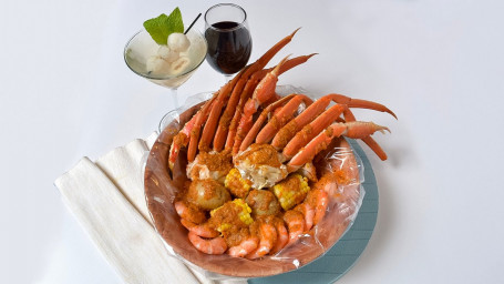 (E) 1 Lb. Snow Crab 1 Lb. Shrimp (Head-Off)