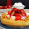 Nuova Waffle Al Cheesecake Di Fragola